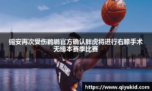 锡安再次受伤鹈鹕官方确认胖虎将进行右膝手术无缘本赛季比赛